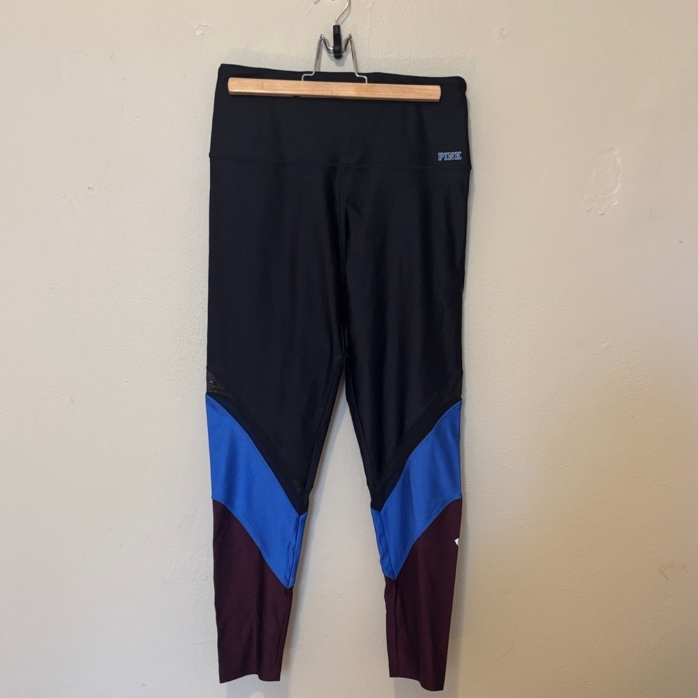 Victoria's Secret Kids Leggings in Black, Blue, and Burgundy